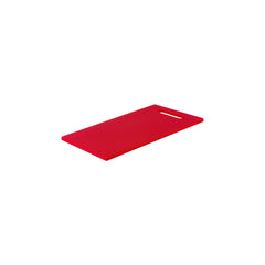 Chef Inox Cutting Board HACCP with Handle PE 250x400x13mm Red