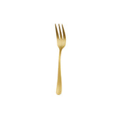 MIAMI CAKE FORK-MATT GOLD (12 Pack)
