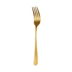 MIAMI TABLE FORK-MATT GOLD (12 Pack)
