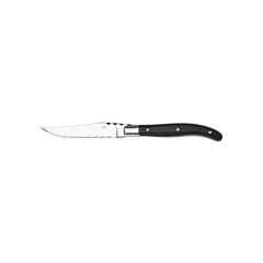 Tablekraft Paris Steak Knife Pointed Tip S/S 242mmwith Black Pakkawood Handle