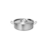 Force Low Casserole with Lid 300x100mm SS Tri-Ply 7lt