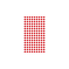 Chef Inox Greaseproof Paper Gingham Red 200 Sheets 190x310mm