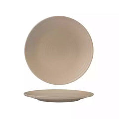 SAND RIBBED ROUND PLATE-210mm