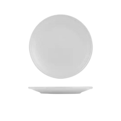 PEARL ASPEN RIBBED ROUND PLATE-265mm