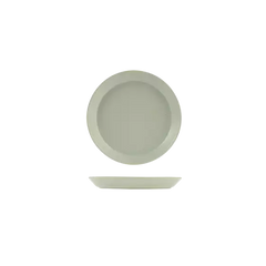 PEARL PISTACHIO ROUND TAPERED PLATE-170mm