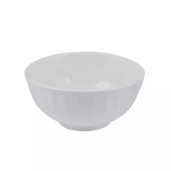 SNOW SCALLOPED ROUND BOWL-180mm