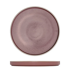SMOKEY PLUM ROUND STACKABLE PLATE - 235mm