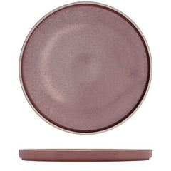 SMOKEY PLUM ROUND STACKABLE PLATE - 270mm