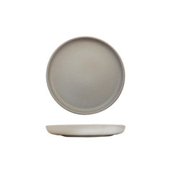 LIGHT GREY WALLED ROUND PLATE - 220mm