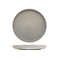 LIGHT GREY WALLED ROUND PLATE - 280mm
