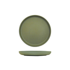 GREEN WALLED ROUND PLATE - 220mm