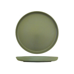 GREEN WALLED ROUND PLATE - 280mm