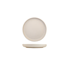 CREAM WALLED ROUND PLATE - 175mm