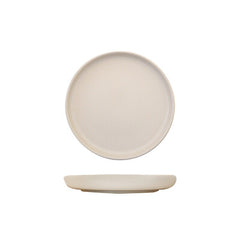 CREAM WALLED ROUND PLATE - 220mm