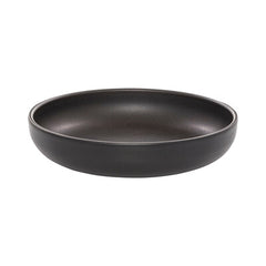 BLACK ROUND BOWL - 220mm