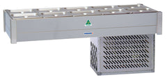 Roband Refrigerated Bain Marie 10 x 1/2 size, pans not included, double row BR25