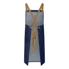 DENIM BIB APRON WITH POUCH PKT
