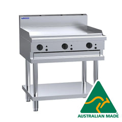LUUS 900mm Wide Griddle Plate and Shelf