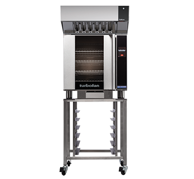 turbofan e32t4 with vh32 hood and sk32 stand ovens