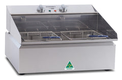 Roband Single Pan/Double basket fryer 11lt