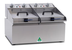 Roband Double Pan Fryer 2 x 8lt