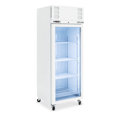 Williams Pearl Single Glass Door White Freezer