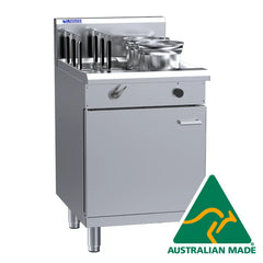 LUUS 6 Basket Pasta/Noodle Cooker with 2 x 8L Soup Pots 600mm