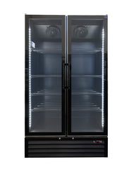 Norsk NG Low Energy 1000L Display Fridge All Black No Lightbox