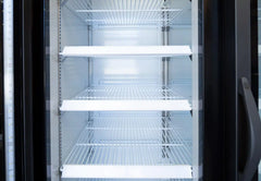 Norsk 1079L Double Glass Door Display Freezer