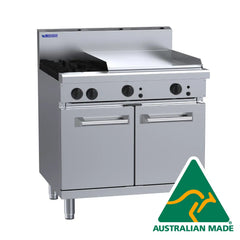 LUUS 2 Burners 600 Wide Plate and Oven