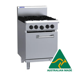 LUUS 4 Burner Oven Range 600mm