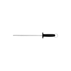 Tramontina Prof Sharpening Steel Round Fine 250mm Black H/S