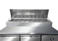 Thermocool SH2000/800 Salad Prep Fridge 8×1/3 Pan 2-door 390L 1510mm Wide