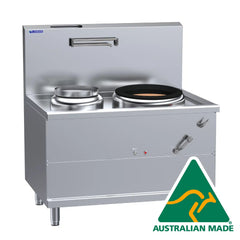 LUUS Fo San Wok 1 Air Blast Burner and 1 Left-hand Side Pot