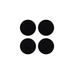 Zanzi Marble Round Coaster Set of 4 100x100x6mm Black