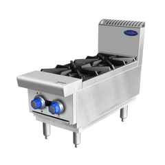 OPEN 2 BURNER COOK TOPS NG AT80G2B-C-NG
