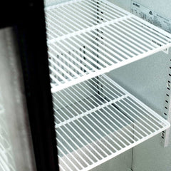 Back Bar Fridge - 190L - 2 Doors - Sliding