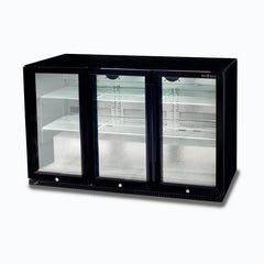 Back Bar Fridge - 307L - 3 Doors - Hinged