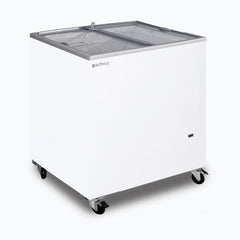 Display Chest Freezer - 191L - Flat Glass Top