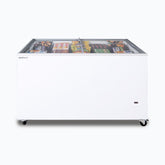 Bromic Flat Glass Display Chest Freezer 401L 1300mm