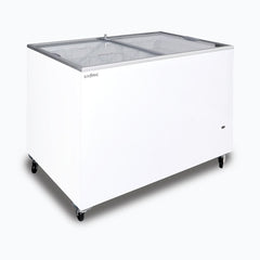 Display Chest Freezer - 401L - Flat Glass Top