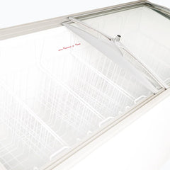 Display Chest Freezer - 427L - Curved Glass Top