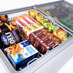 Display Chest Freezer - 491L - Flat Glass Top