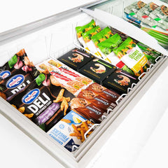 Display Chest Freezer - 555L - Curved Glass Top