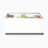 Bromic Curved Glass Display Chest Freezer 555L 1750mm