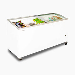 Display Chest Freezer - 555L - Curved Glass Top