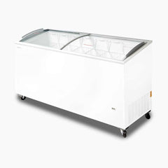 Display Chest Freezer - 555L - Curved Glass Top