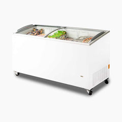 Display Chest Freezer - 555L - Curved Glass Top