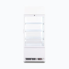 Countertop Fridge - 78L - 1 Door - Flat Glass - White