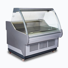 Curved Glass Deli Display - 1330mm